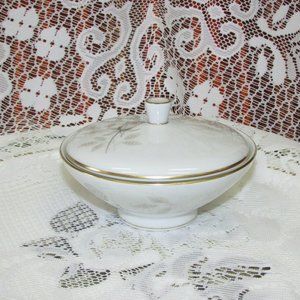 Rosenthal Vintage Covered Sugar Bowl Bettina 3433 62 Pink Rose Cottagecore